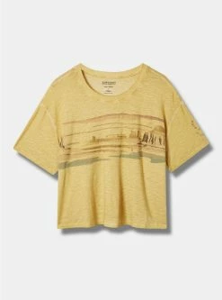 TORRID Desert Sun Relaxed Fit Super Soft Slub Crew Neck Crop Foil Tee 14 TORRID Desert Sun Relaxed Fit Super Soft Slub Crew Neck Crop Foil Tee -Cheap Torrid Shop 40185640 00014 av4
