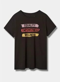 #TORRIDSTRONG Empower Vintage Cotton Crew Neck Tee