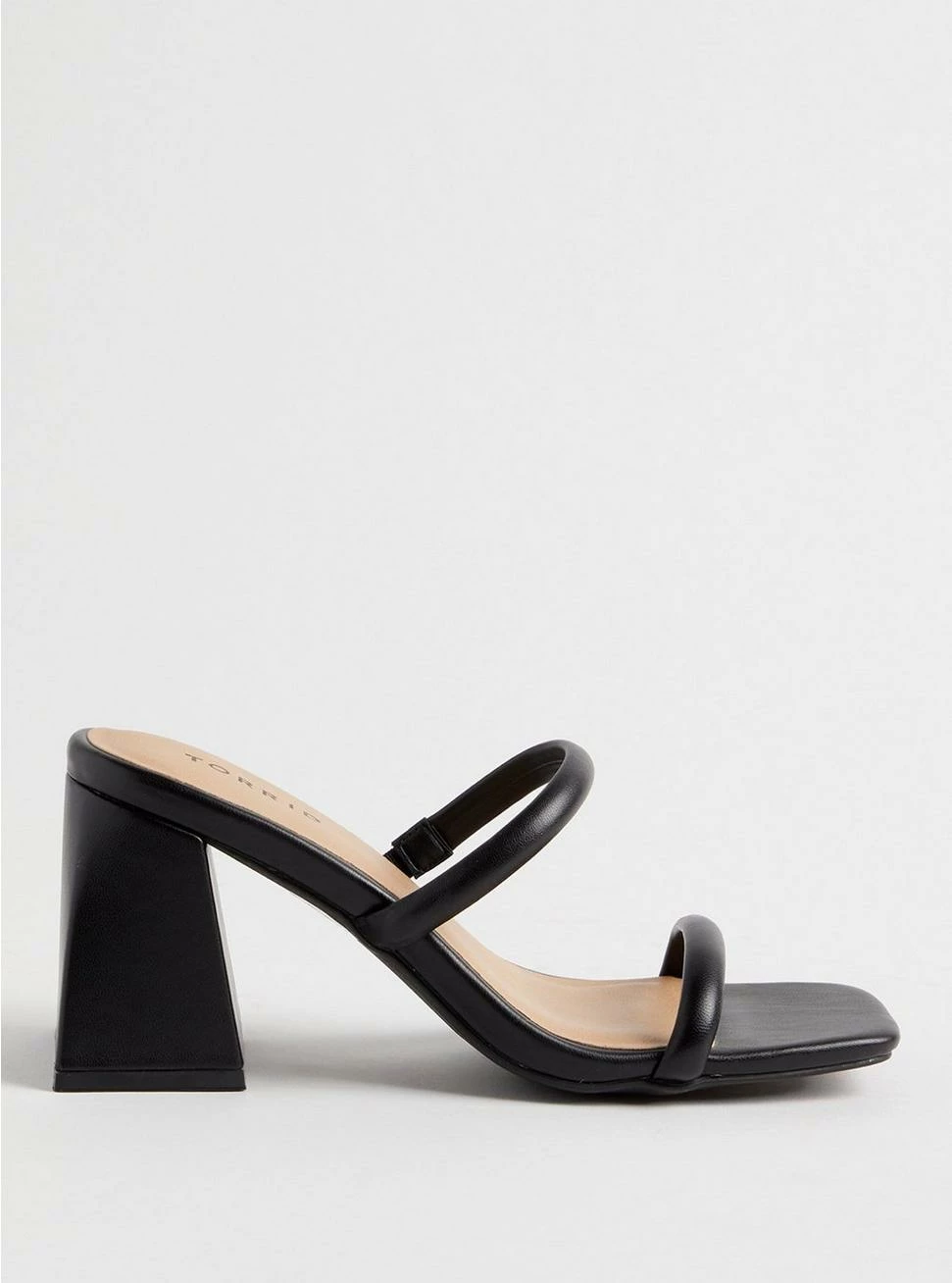 TORRID Double Band Triangle Heel Sandal (WW) 4 TORRID Double Band Triangle Heel Sandal (WW) - Image 2