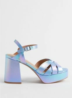 TORRID Platform Flared Heel Sandal (WW) -Cheap Torrid Shop 40195008 00134 av2