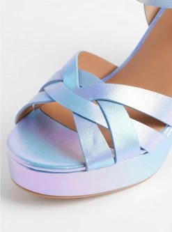 TORRID Platform Flared Heel Sandal (WW) -Cheap Torrid Shop 40195008 00134 av4