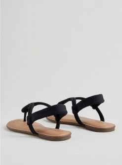 TORRID Soft T-Strap Sandal (WW) -Cheap Torrid Shop 40195053 00133 av2