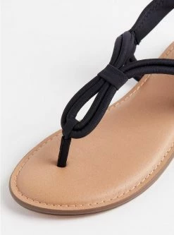 TORRID Soft T-Strap Sandal (WW) -Cheap Torrid Shop 40195053 00133 av3