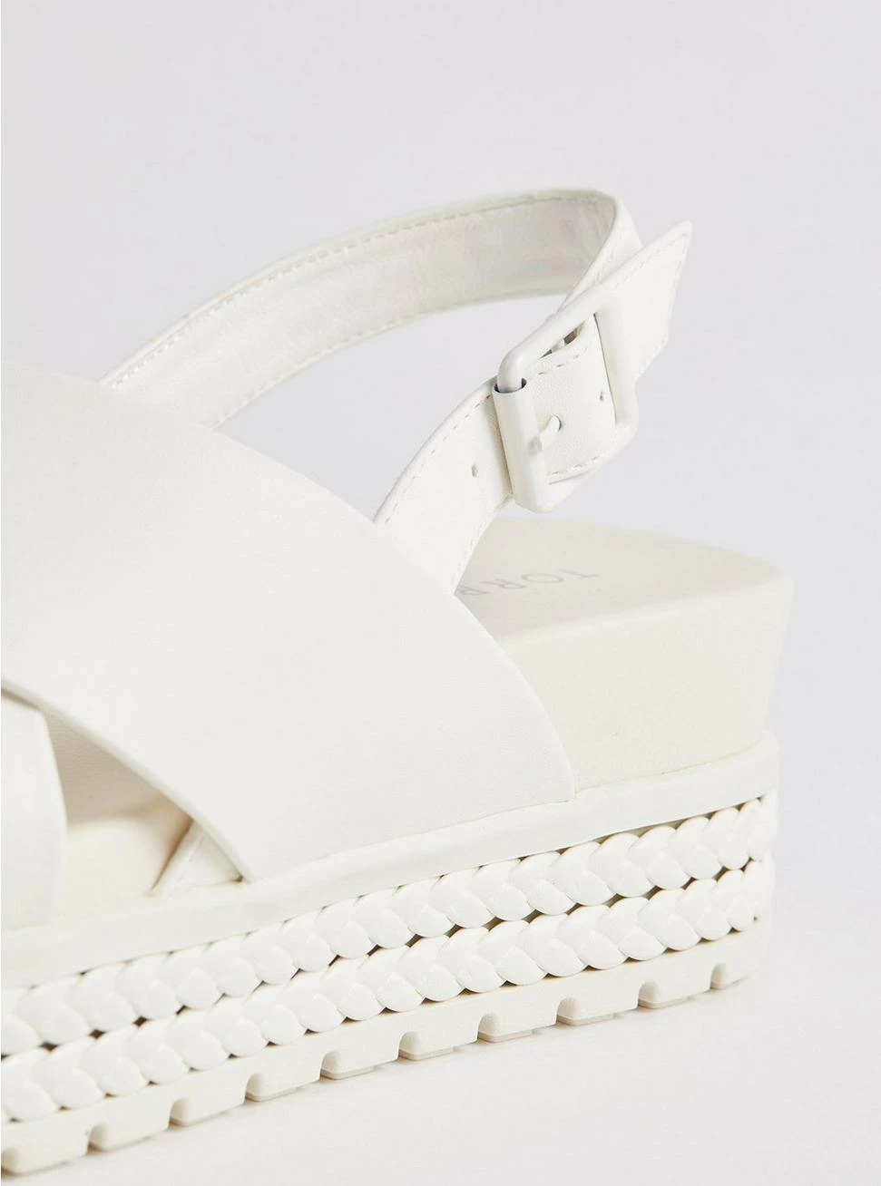 TORRID Criss Cross Flatform Sandal (WW) 7 TORRID Criss Cross Flatform Sandal (WW) - Image 5