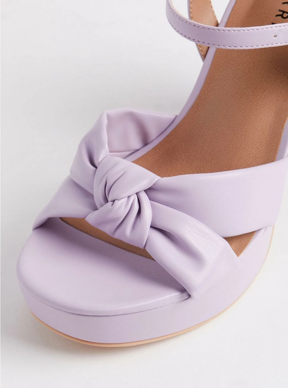 TORRID Soft Knot Heeled Platform Mule (WW) 6 TORRID Soft Knot Heeled Platform Mule (WW) - Image 4