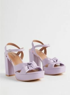 TORRID Soft Knot Heeled Platform Mule (WW)