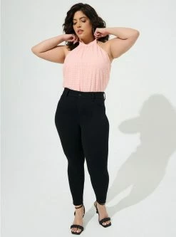 TORRID Clip Floral Mock Neck Halter -Cheap Torrid Shop 40195214 10543 av1