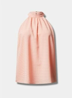 TORRID Clip Floral Mock Neck Halter -Cheap Torrid Shop 40195214 10543 flat