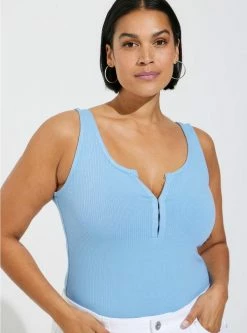 TORRID Everyday Rib Scoop Neck Hook And Eye Tank