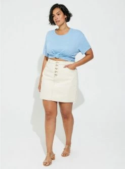 TORRID Relaxed Signature Jersey Crew Neck Crop Tee