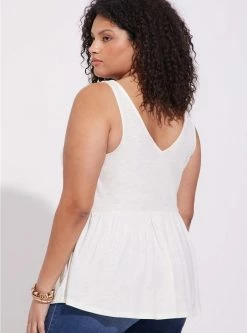 TORRID Cotton Modal Slub Boat Neck Babydoll Tank 8 TORRID Cotton Modal Slub Boat Neck Babydoll Tank -Cheap Torrid Shop 40200092 10327 av2