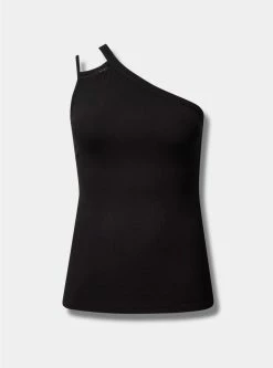 TORRID Everyday Rib One Shoulder Cut Out Cami -Cheap Torrid Shop 40200119 00684 flat