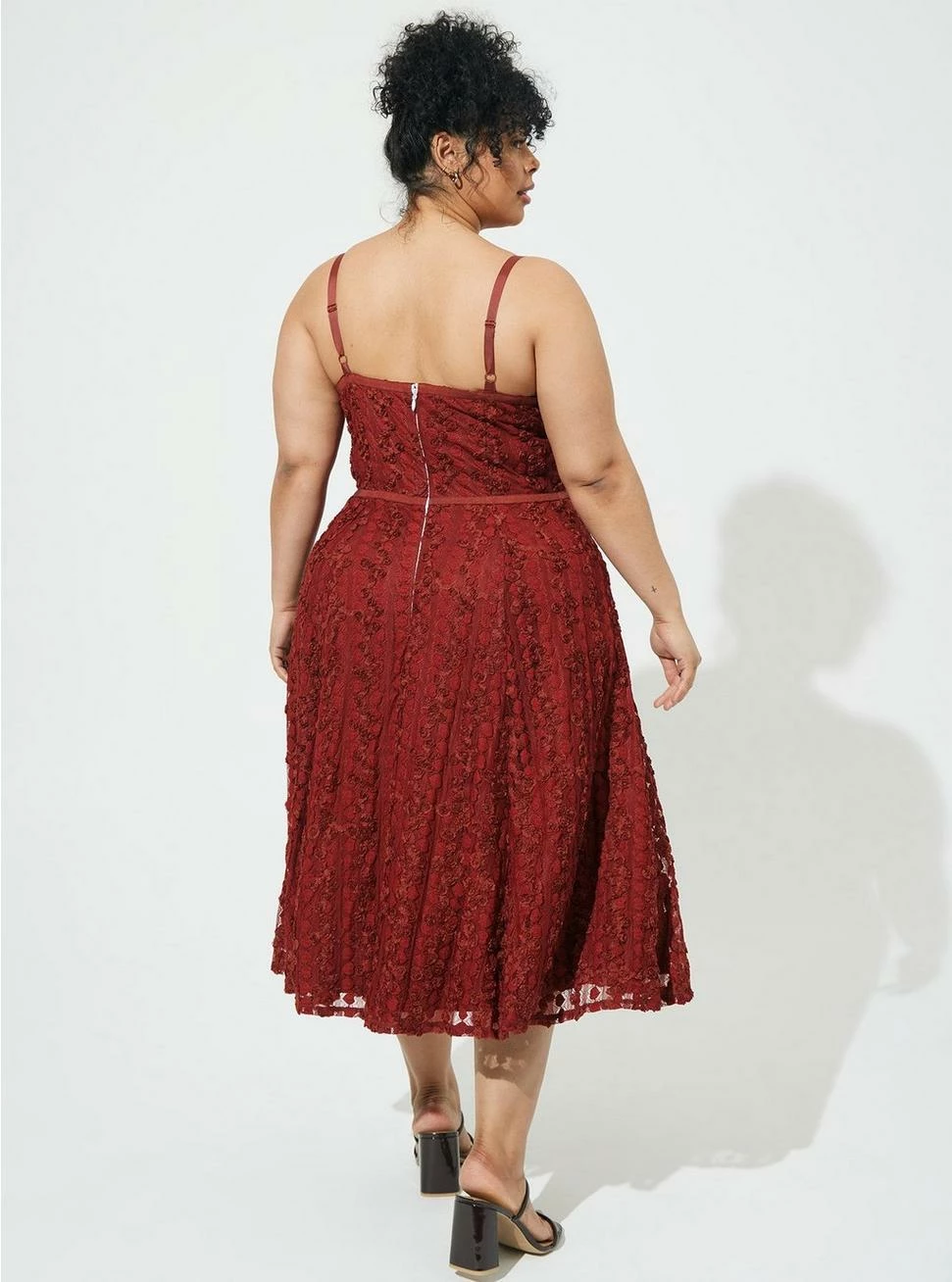 TORRID Tea Length Lace Sweetheart Dress 4 TORRID Tea Length Lace Sweetheart Dress - Image 2