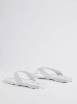TORRID Square Toe Thong Sandal (WW) -Cheap Torrid Shop 40205037 00013 av2