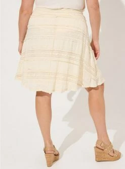 TORRID Mini Lace Smocked Waist Skater Skirt -Cheap Torrid Shop 40205133 00127 av2