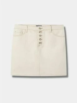 TORRID Mini Denim Button Fly Skirt 9 TORRID Mini Denim Button Fly Skirt -Cheap Torrid Shop 40205187 00127 flat