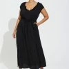TORRID Maxi Textured Woven Double Slit Dress 2 TORRID Maxi Textured Woven Double Slit Dress -Cheap Torrid Shop 40205222 00684 hi