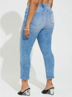 TORRID Crop Everyday Sky High Boot Super Soft High-Rise Jean -Cheap Torrid Shop 40225301 10490 av2