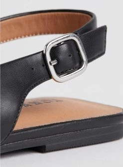 TORRID Squared Toe Slingback Flat (WW) -Cheap Torrid Shop 40230068 00133 av4