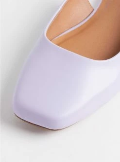 TORRID Squared Toe Slingback Flat (WW) -Cheap Torrid Shop 40230068 00827 av3