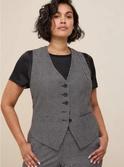 TORRID Studio Luxe Ponte Vest