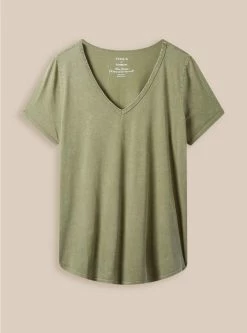 TORRID Cotton V-Neck Tee