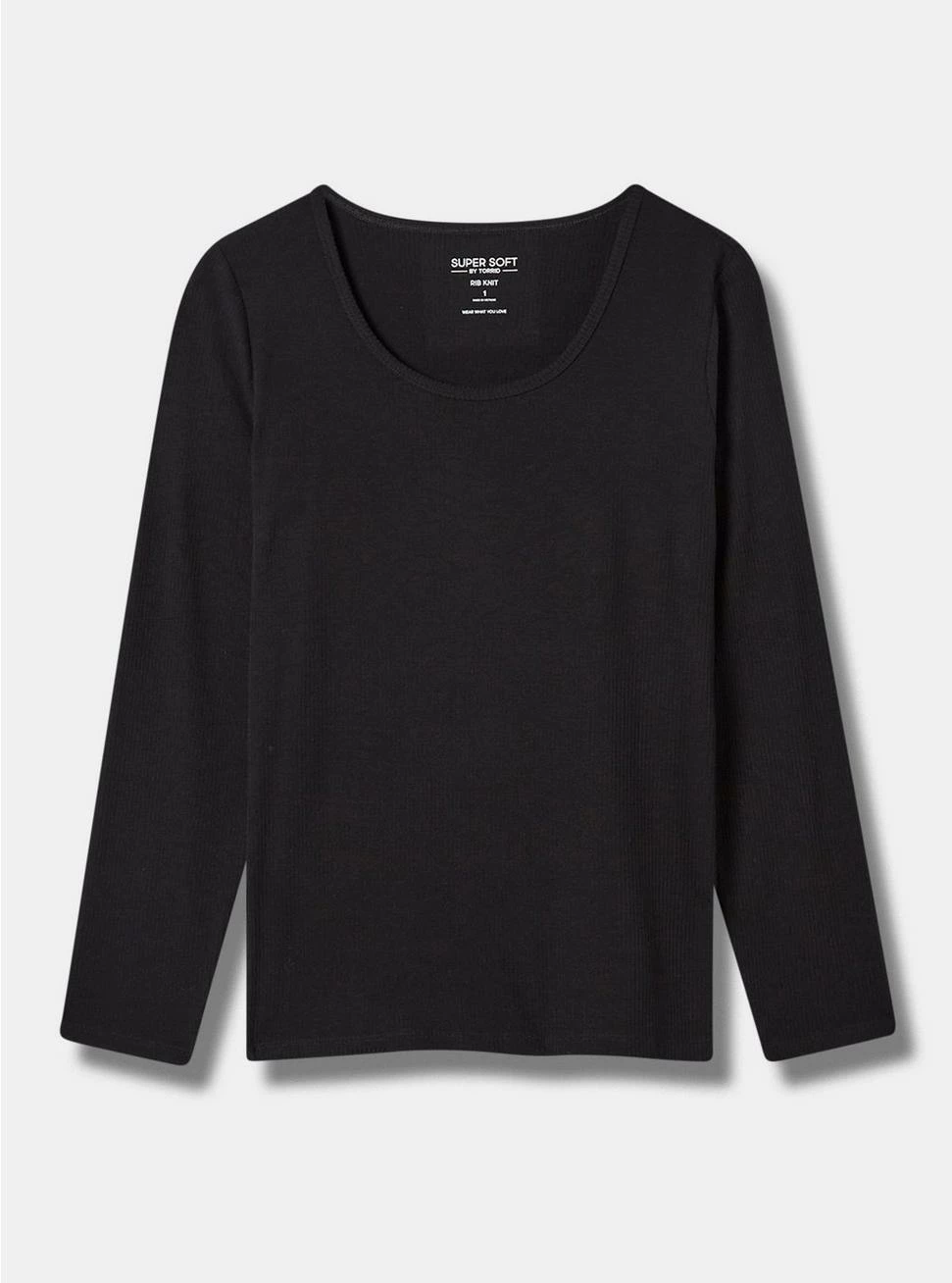 Null Super Soft Rib Scoop Neck Long Sleeve Top 6 Null Super Soft Rib Scoop Neck Long Sleeve Top - Image 4