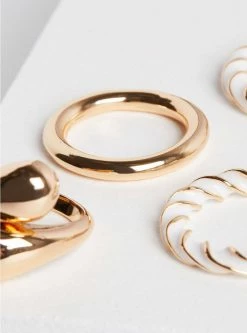 Null Enamel Textured Ring Set -Cheap Torrid Shop 40270646 00013 av2