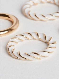 Null Enamel Textured Ring Set -Cheap Torrid Shop 40270646 00013 av3