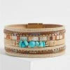 Null Stone And Faux Turquoise Magnetic Bracelet -Cheap Torrid Shop 40275779 00012 hi