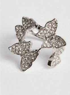 Null Pave Butterfly Ring Set -Cheap Torrid Shop 40287040 00009 av6