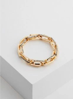 Null Pave Link Stretch Bracelet