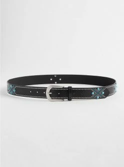 TORRID Stone Studded Jean Belt -Cheap Torrid Shop 40300290 00133 av3