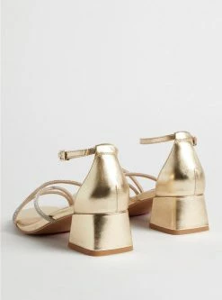 TORRID Embroidered Block Heel Sandal (WW) -Cheap Torrid Shop 40350000 00144 av2