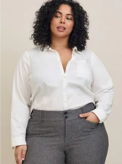 TORRID Trouser Slim Boot Studio Luxe Ponte Mid-Rise Pant -Cheap Torrid Shop 564545 10375 av3